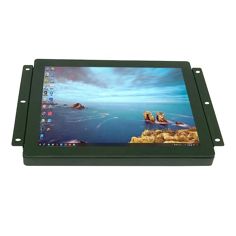 Factory supplied open frame 10.4 inch industrial LCD monitor embedded ATM 10.4 inch wall mounted touch screen monitor