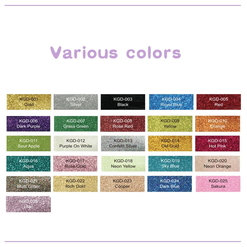 Wholesale best kind of vinyl dark gold glitter pu heat press and htv vinyl bulk transfer film for clothes T-shirt