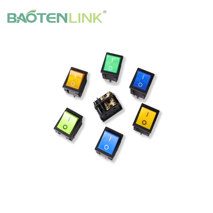 On/Off Boat Rocker intelligent  Switch 50Pcs 2 Pin Position Snap 12V 110V 250V