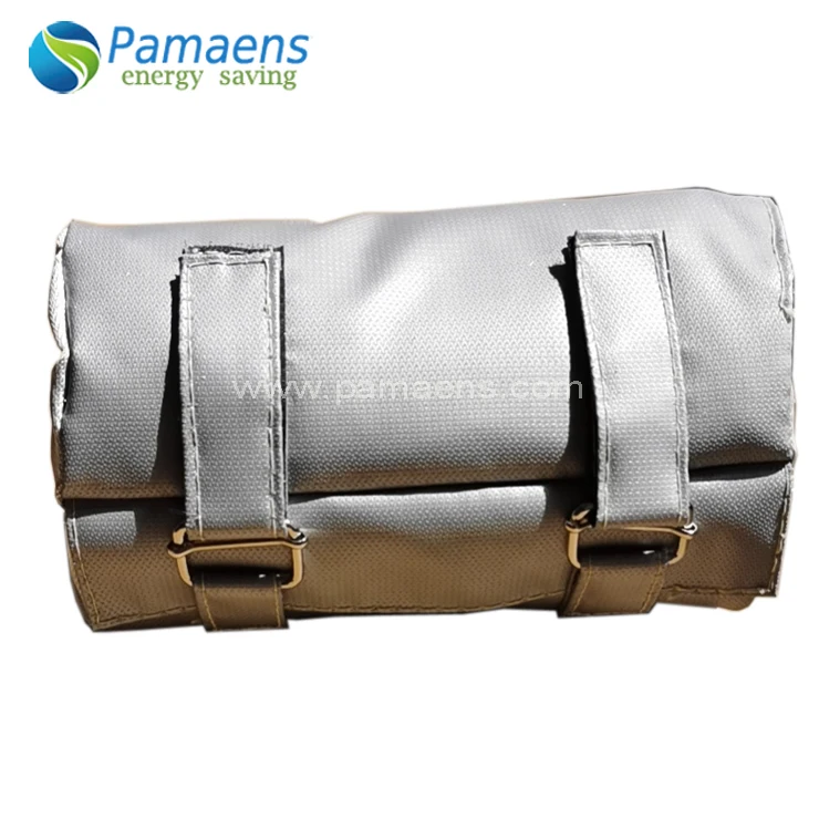 Professional designed removable pipe thermal insulation jacket& covers with long life time