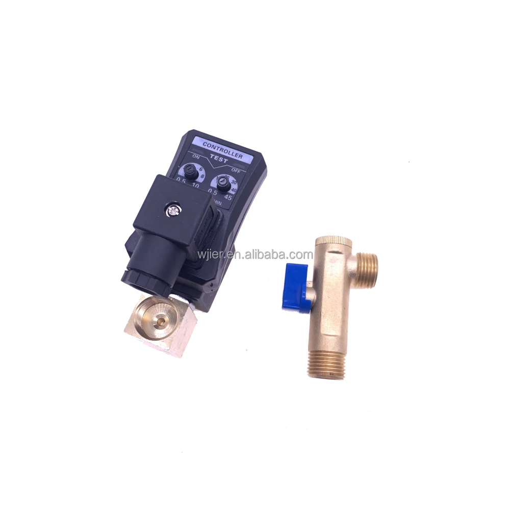 4pcs/lot OPT-B/ OPT-A solenoid valve electronical auto timer drain valve AC24V/110V/220V