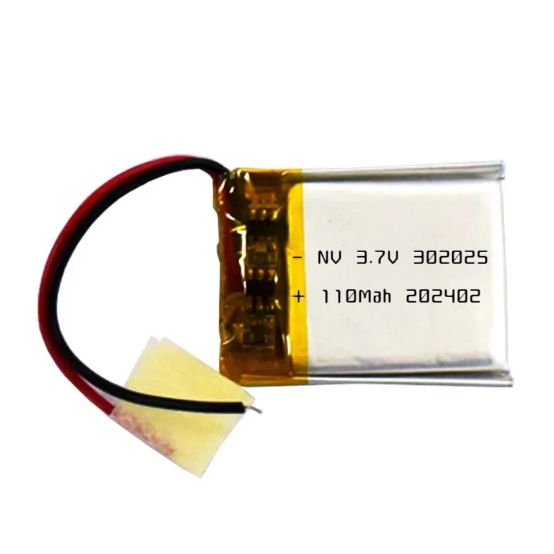 3.7V 100mah 110mAh 302025 rechargeable lithium polymer battery contain other similar size 402025 502025 602025 and 702025