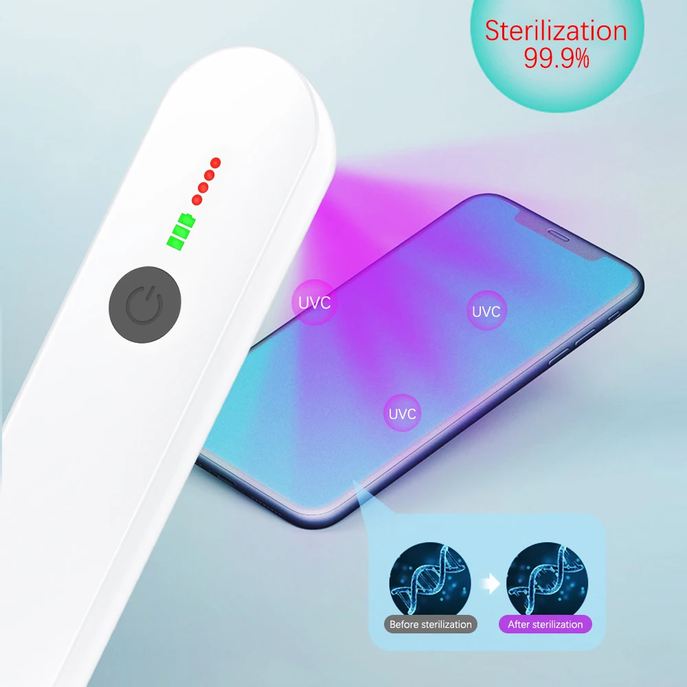 Mini portable deep UVC led sterilizer led Uv hand disinfection lamp