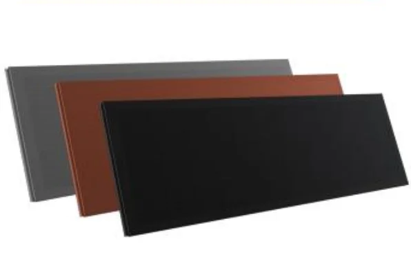 Solar roof tile 75W 90W CIGS thin film photovoltaic power generates energy system glass shingle panel BIPV solar roof tiles