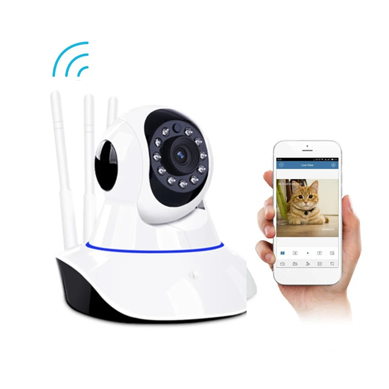 Smart Robot Baby HD 1080P CCTV Camera 360 Degree Pet Wifi Mintor Auto-tracking Home Security P2P Cloud With Mobile Surveillance