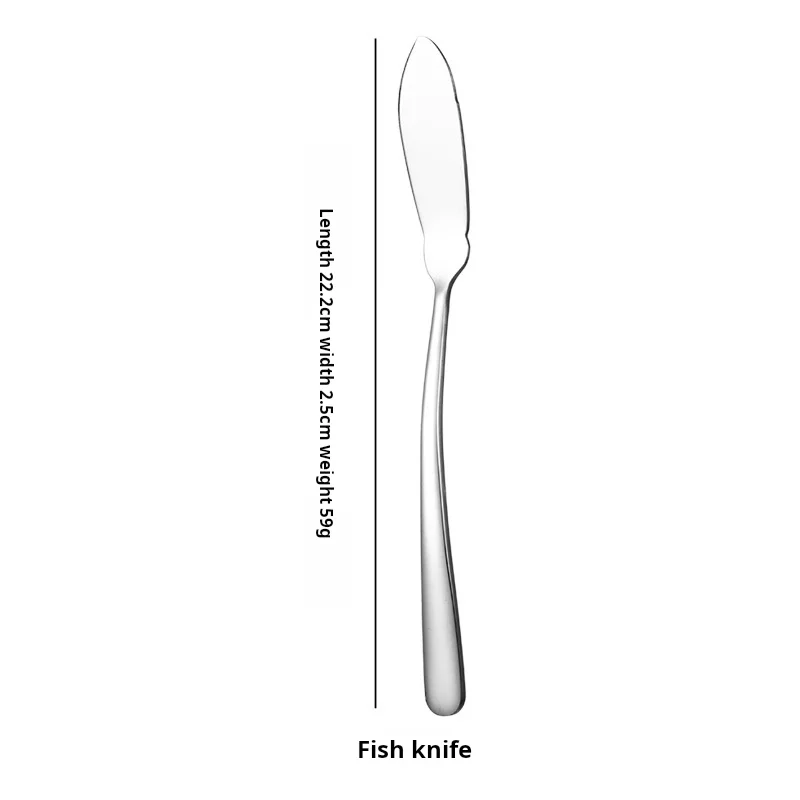 New Product Hot Sale Industrial Finish  Cutlery Stainless Steel Thickened Handle Flatware Sets For Hotel Restaurant