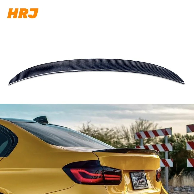 Suitable for 11-20 BMW 3 Series F30 AC carbon fiber tail spoiler export quality