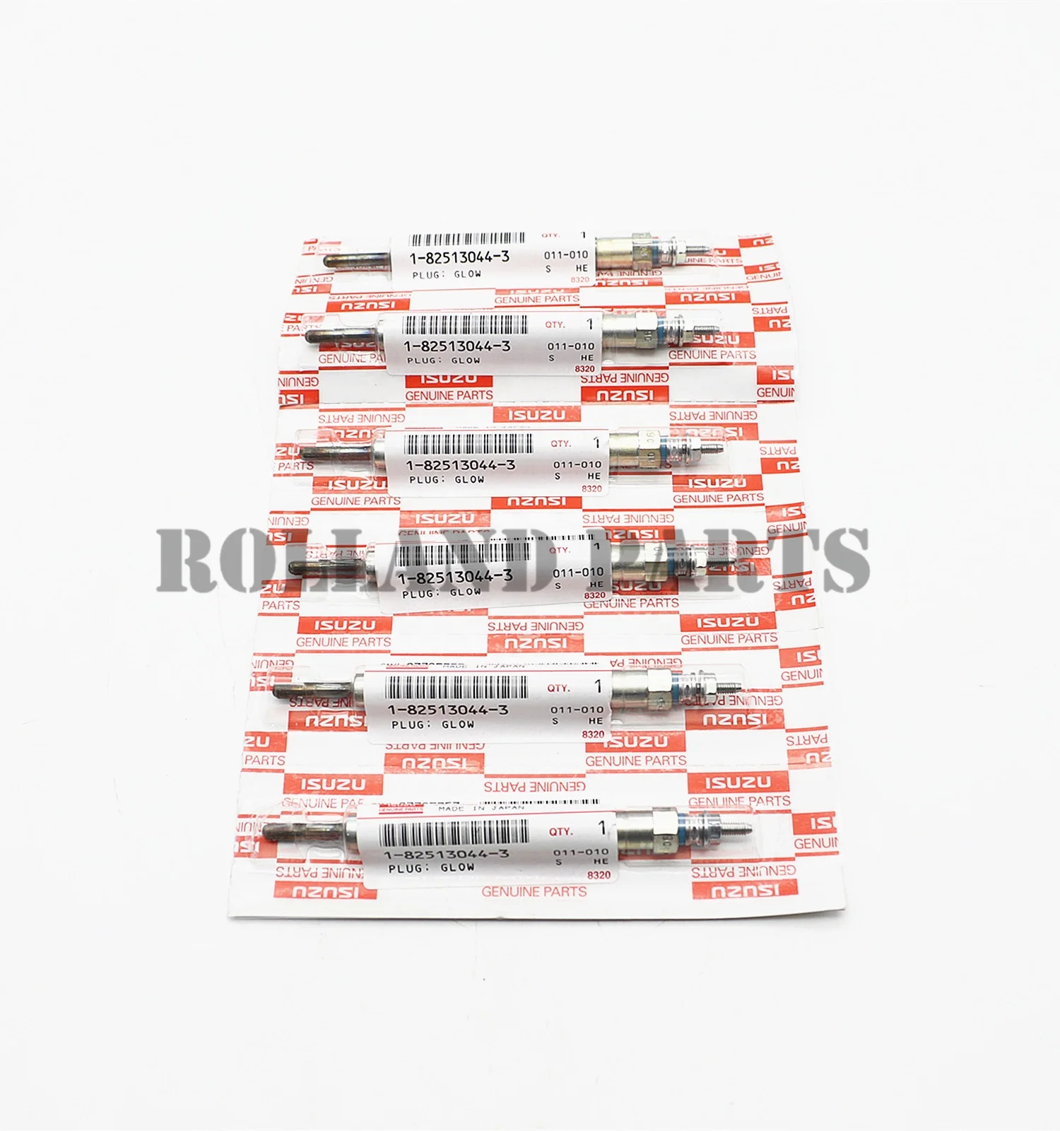 Genuine Original auto parts Glow plug CYJ CXZ EXZ NPR  1-82513044-3 1825130443  4JG1 6WG1TC