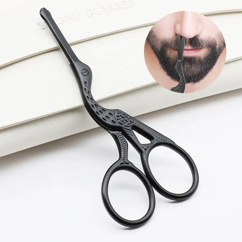 Grooming Beauty Makeup Professional Groomer Eyebrow Brow Lash Mustache Paper Nasal Safety Scissors