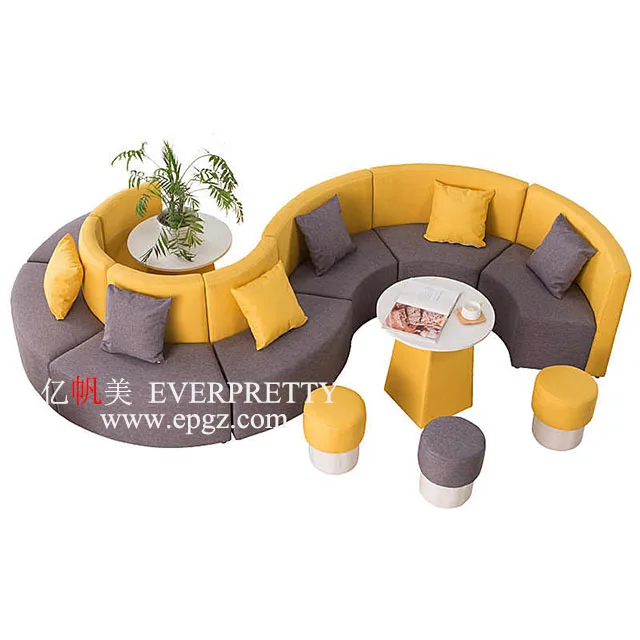 Latest Design S-Shape Sofa Set High Quality Sectional Sofa Comfortable Colorful Furniture