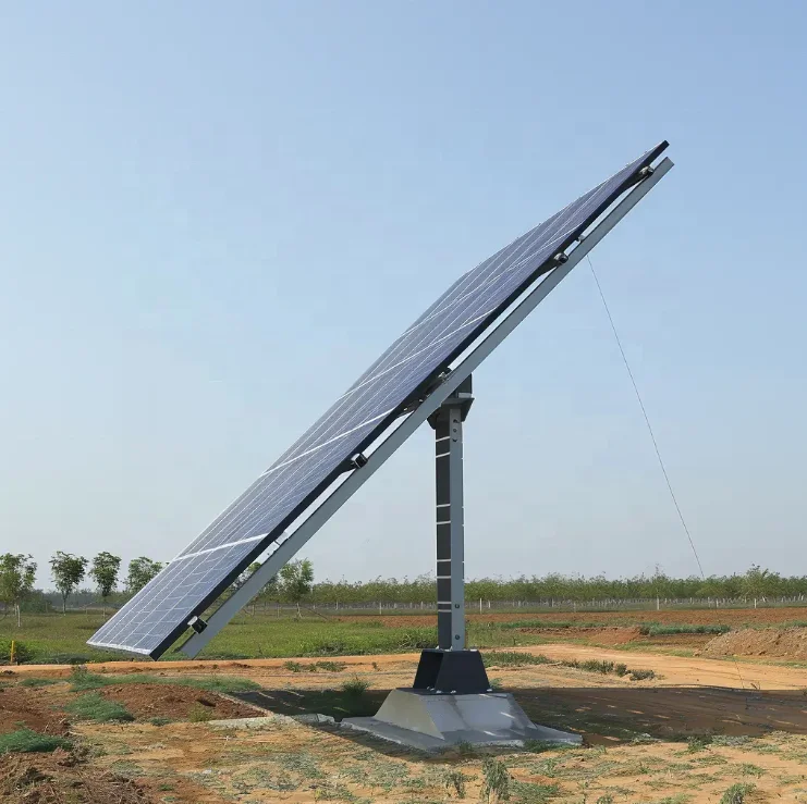 JCHX solar tracker-49kw HYP-2-90PV-78-IR-M-2SD Single Axis Tracker Gps Solar Controller Single Axis Solar Tracking