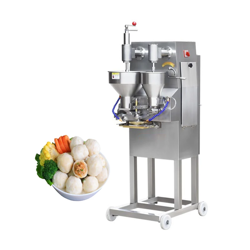 Pork Beef Potato Corn Meat Ball Making Machine Automatic Meat Ball Forming Machine Mini Small Fish Round Ball Maker Machine