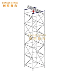 Dragon Layer scaffolding and quickly layer truss system made of steel truss for line array