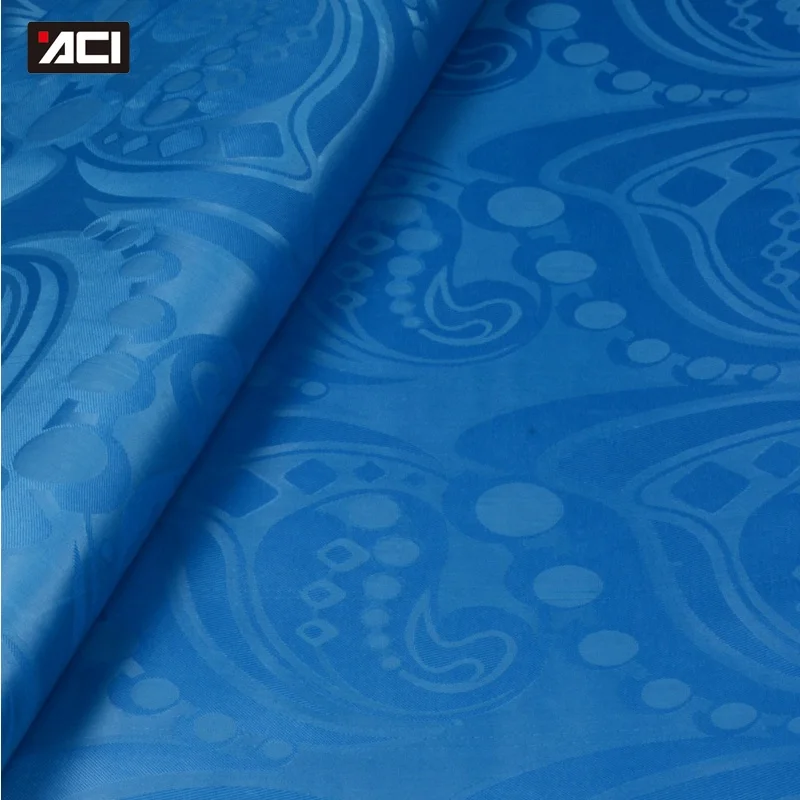 ACI Couleur De Bazin Riche African Jacquard Fabric Vip Quality Nigeria Shadda Damask Guinea Brocade Fabric 10 Yards/Piece