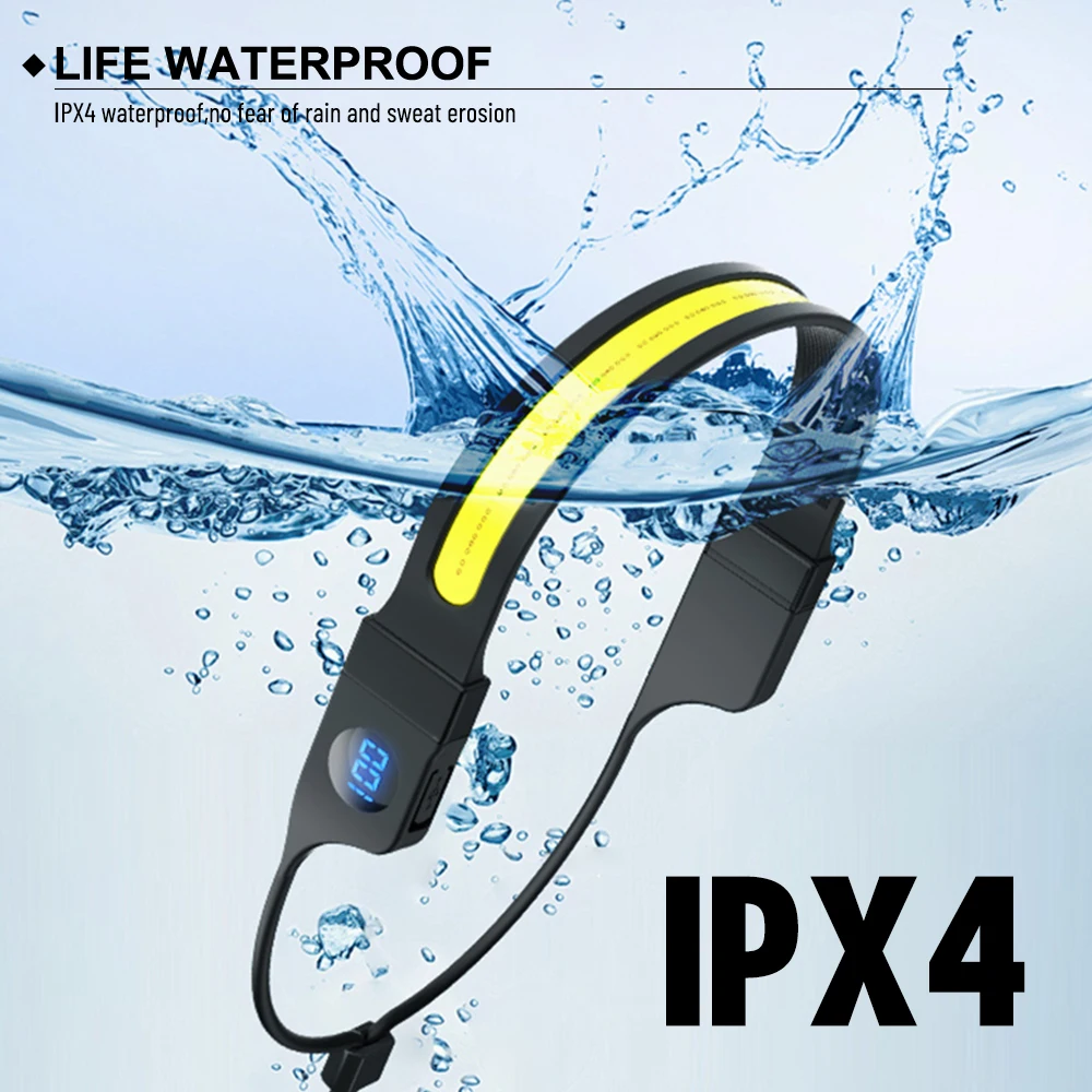 Asafee G29 COB LED White/Red Light headlight Silicone ultralight running lamp built-in battery Type-C charging headlamp