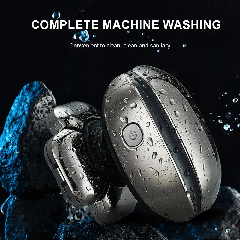 2024 New 6 in 1 Waterproof Grooming Kit  9 Heads Shaver USB Rechargeable Electric Shaver for Men  razor