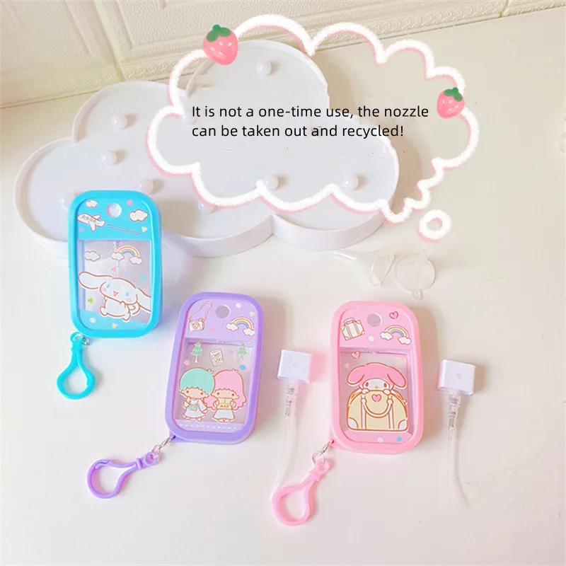 Credit Card Spray Bottle 35ml /Reusable Silicone Card Holder for Perfume/alcohol Liquid Personal Care Bottle