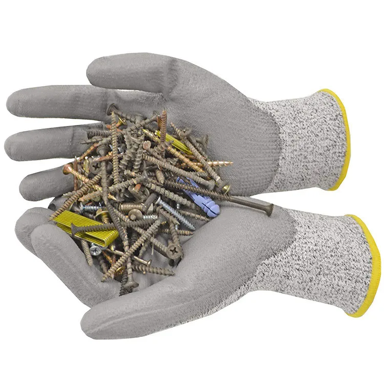 Лучший устойчива к порезам уровень 5 работы перчатки от порезов анти-вырезать защитные перчатки рабочие