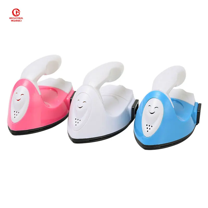 Portable Mini Electric Hair Iron with Ceramic Soleplates for Household Use and Travel for Clothing