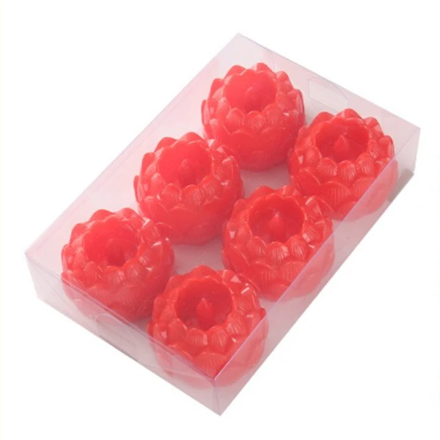 Wholesale Plastic Lotus Electric LED Candle Flameless Light Candle Flickering Lights Electronic Swing Colour Flower Led Candles