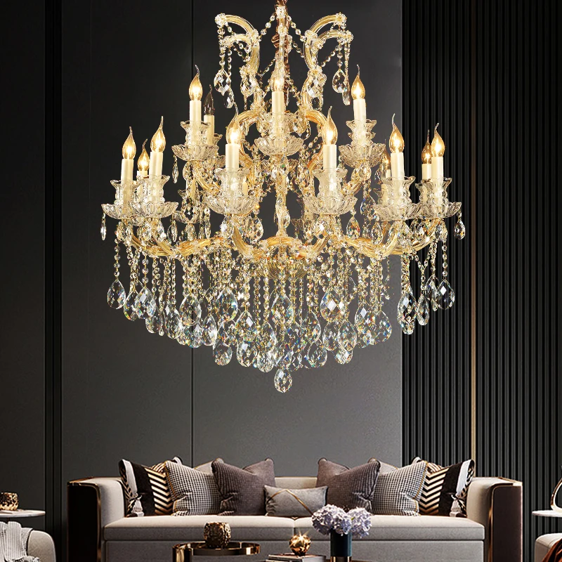 От Zhongshan винтажная люстра украшение в итальянском стиле Maria Theresa Хрустальная