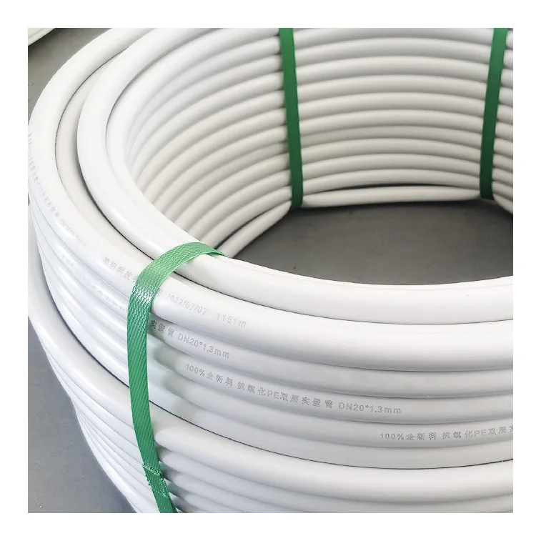 PE black and white composite pipe for agricultural irrigation, sun protection and UV resistance irrigation drip irrigation pipe