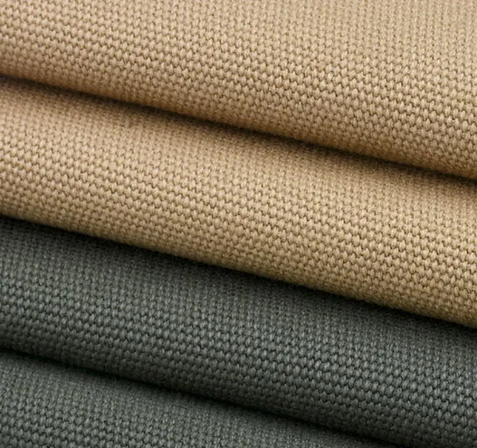 Оптовая продажа Униформа хлопчатобумажная ткань саржа 16 унций спандекс для сумок