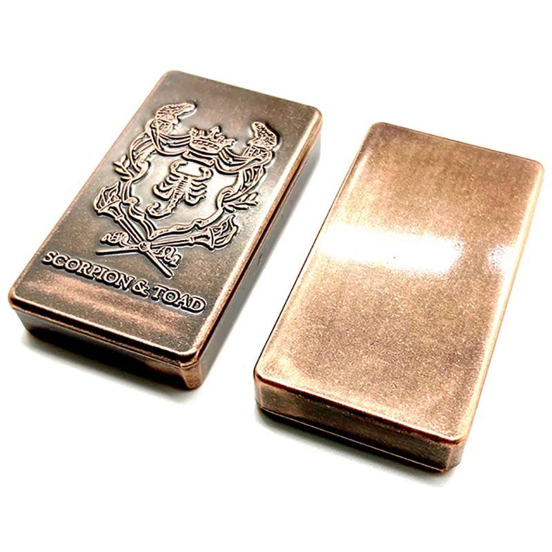 Magnetic Refill Jewelry Boxes Portable Travel Medicine Pill Box Metal