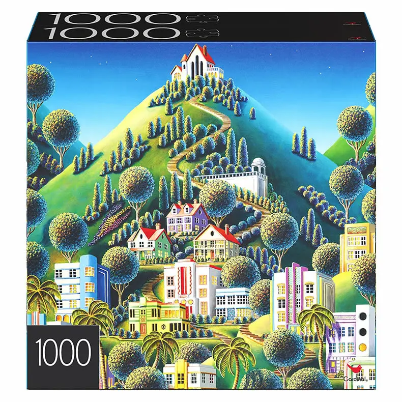 custom puzzle oem printing custom image 1000 piece jigsaw puzzle for Adults