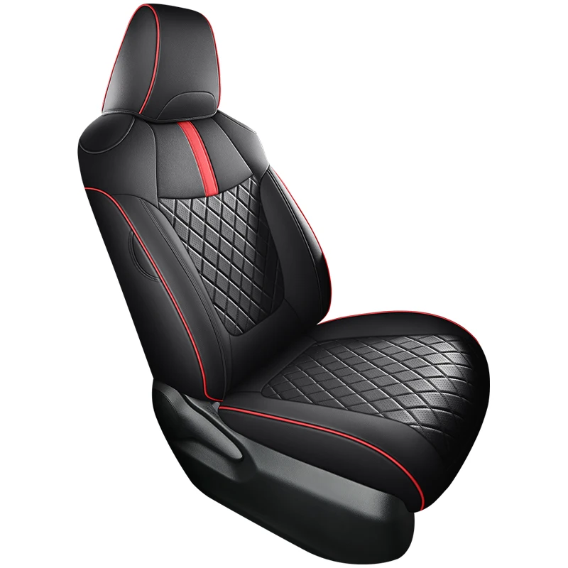 Sports Style  PU Leather Car Seat Covers Full Set Protector for Toyota Corolla 1994-2019