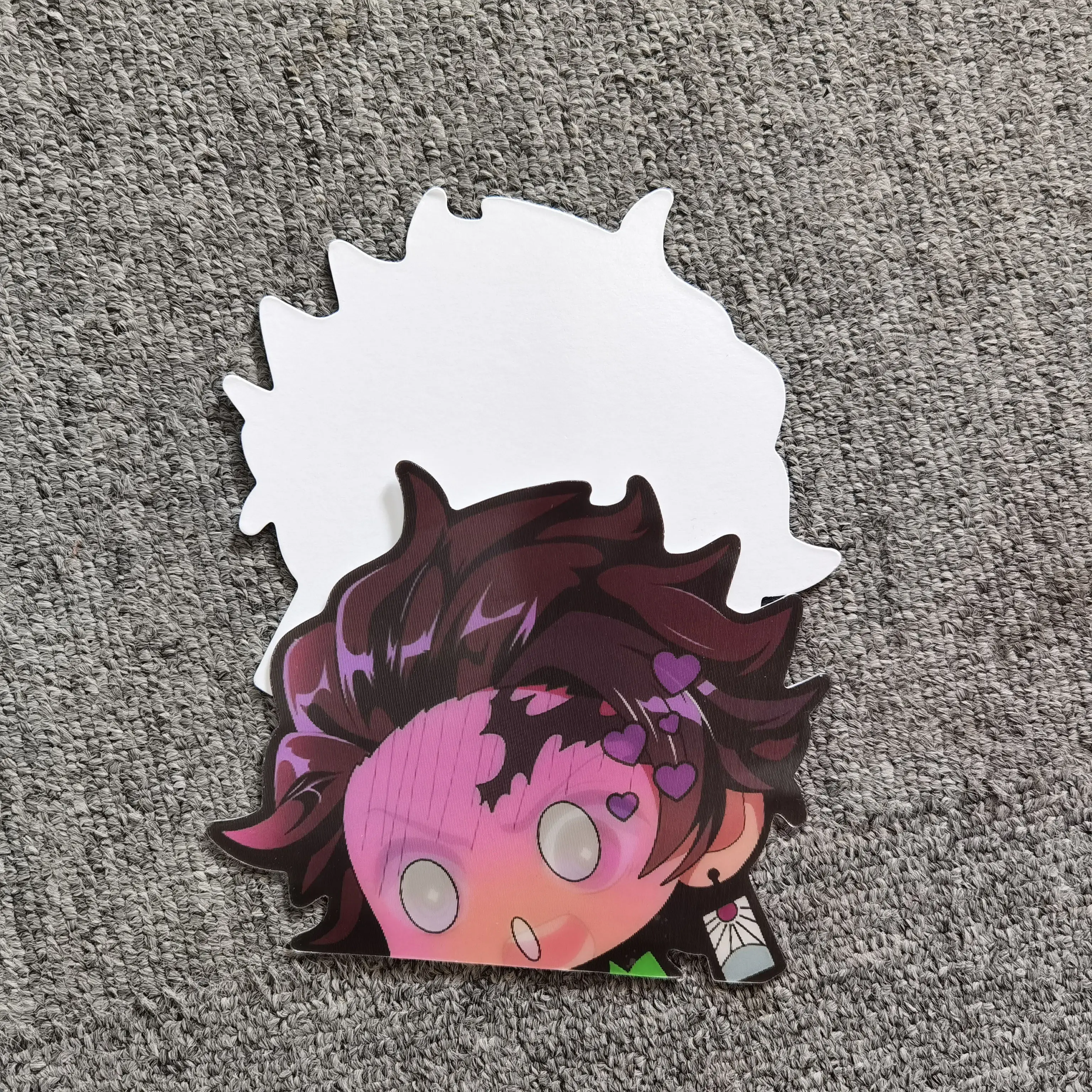 Custom PET Lenticular 3D Sticker Anime motion Stickers of anime