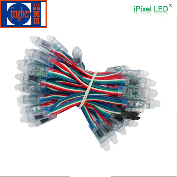 WS2811 Светодиодный пиксельный 12-миллиметровый RGB-узел освещения 5 в 12 В dmx светодиодный пиксельный модуль