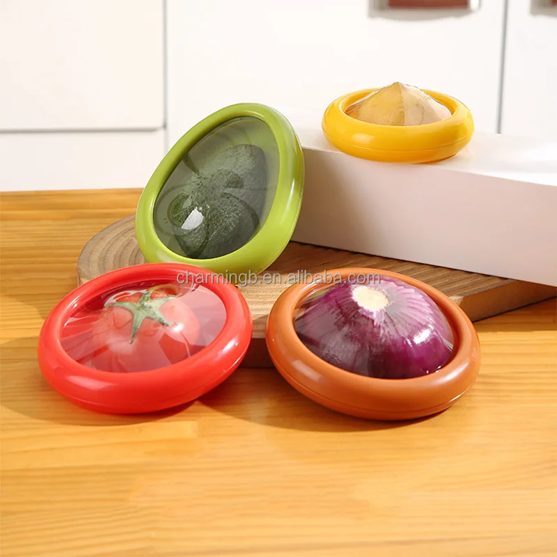 Reusable Food Savers Fruit and Vegetable Produce Storage for Onion Tomato Lemon Banana Cans