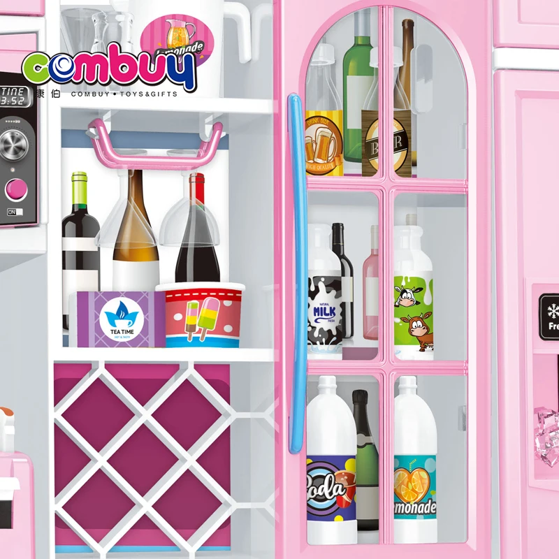 Ambry children cooking play light sound mini kitchen toy set