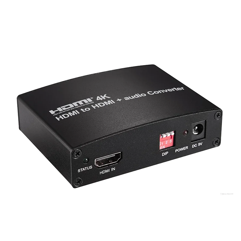 Поддержка 4 К x 2 К 3D видео 3.5 мм аудио выход HDMI к HDM я аудио конвертер