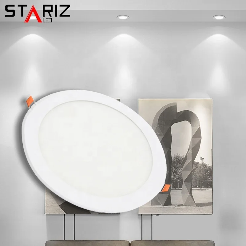 2021 new product thin ultra slim ceiling panel 3W 4W 6W 9W 12W 15W 18W 24W round led panel light price