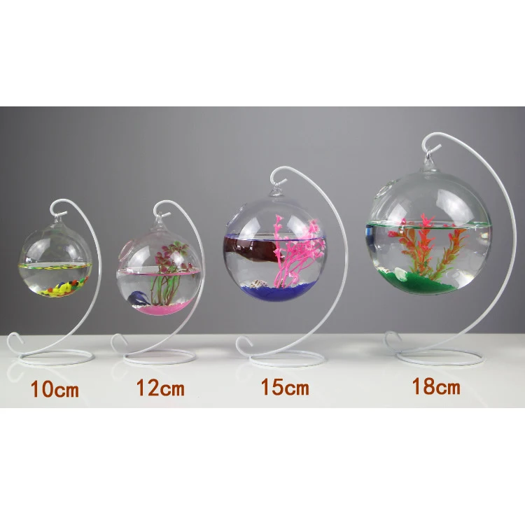 Small Round Acrylic Plastic Fish Tank Aquarium