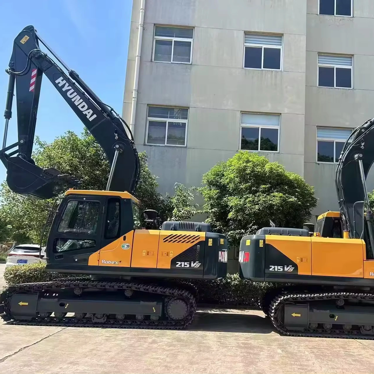 Новый недорогой экскаватор Hyundai HX215 с оригинальным современным двигателем Cummins гусеничный