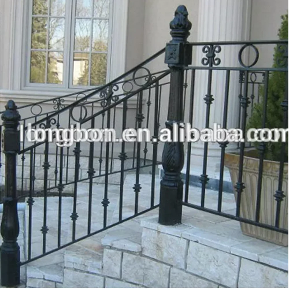 Top-selling Modern Wrought Iron Stair Railing Parts