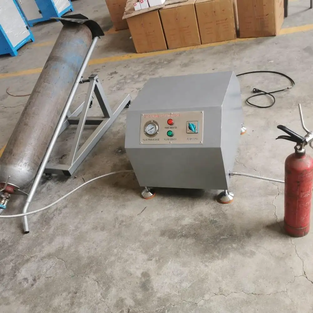 40 years manufacturer , CE  certificates. pumping type Co2 gas filling machine for extinguisher