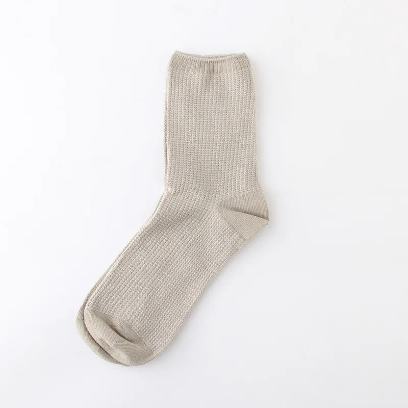  Factory Sale Various Breathable Cool Feeling Summer Crew Solid Hand Link Toe Hemp