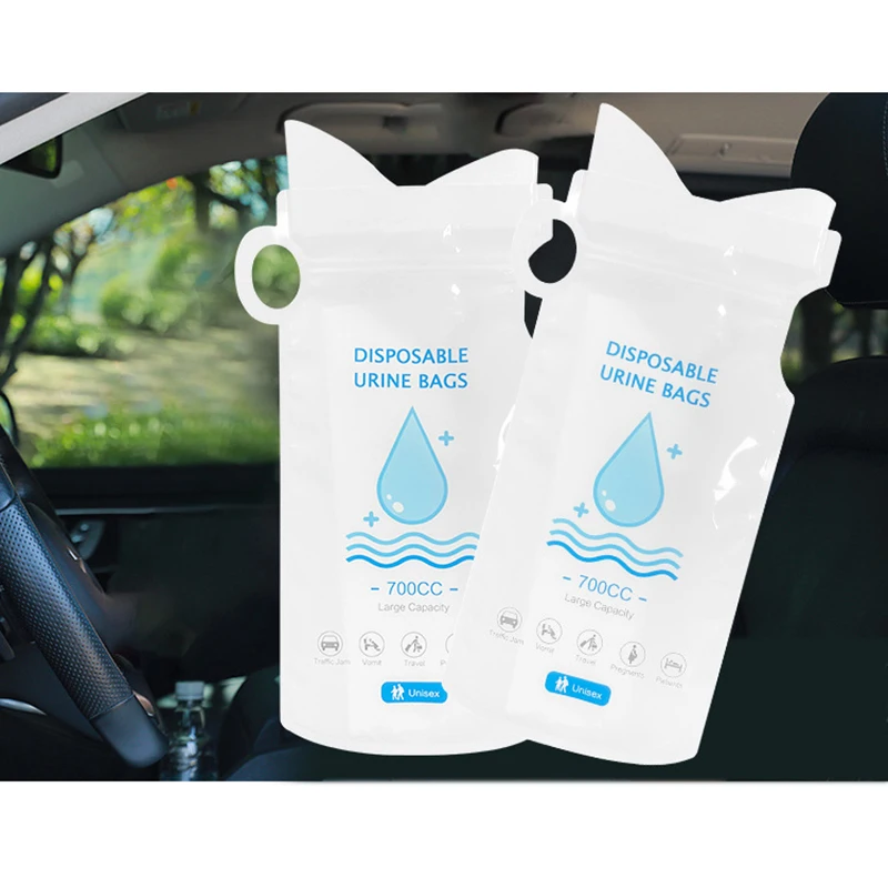 Camping Unisex Emergency Urine Car Urinal Bag Portable Toilets 700ml Outdoors Mini WC Vomit Bags In Car For Men Women Children