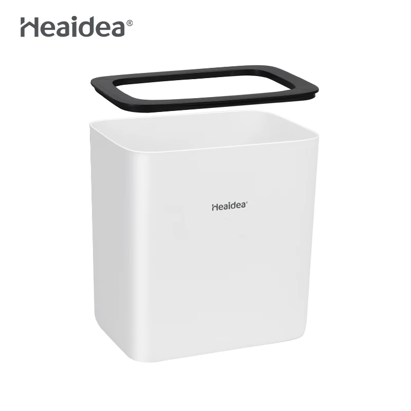 Пластиковая настенная мусорная корзина Heaidea объемом 10 л, бытовая кухонная мусорная корзина, уличная мусорная корзина