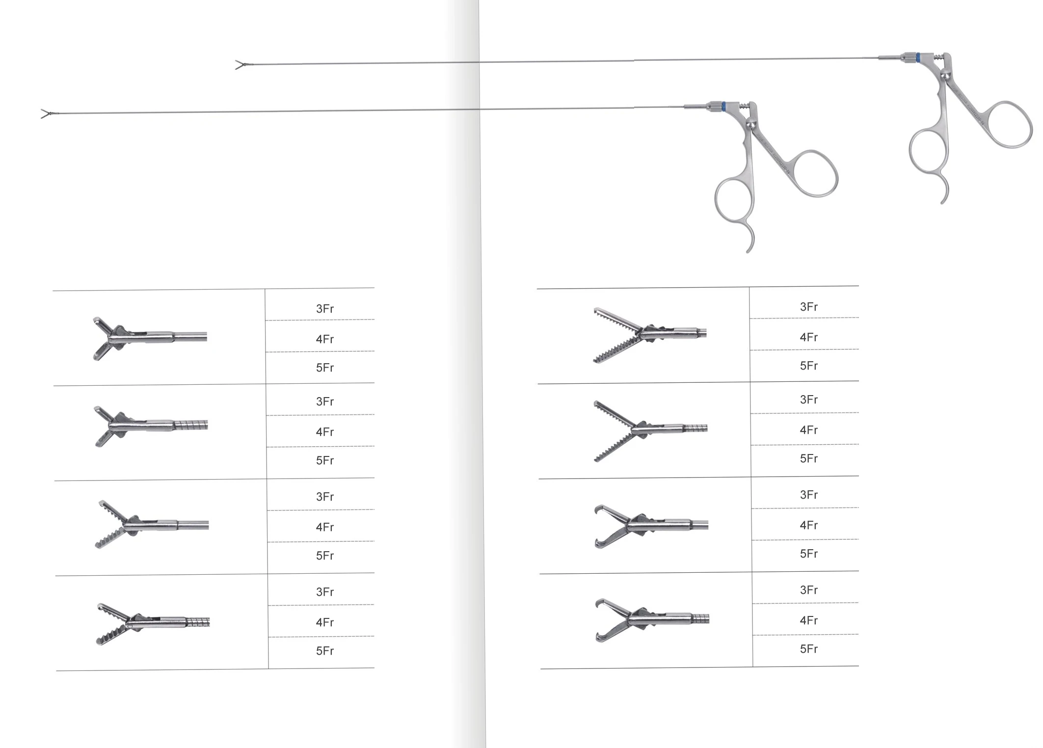 Surgical Instrument Ureteroscope Cystoscope 5fr/6fr/7fr Rigid Flexible Biopsy Forceps