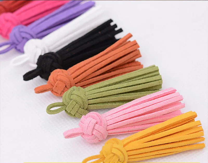 
LONGJIE fashion handmade suede leather tassel for women 