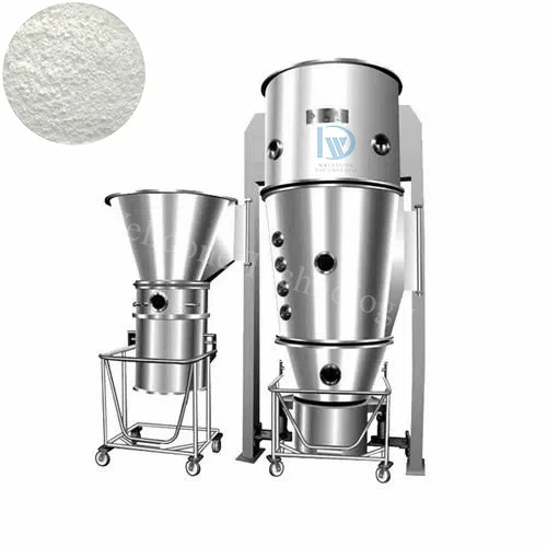 Fluid Fluidized Bed Drying and Granulator with Spray System for Solid Beverage Drinking Powder