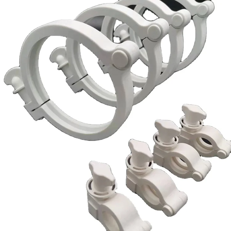 Professional standard PA66 plastic medical sanitary clamp nylon tc clamp