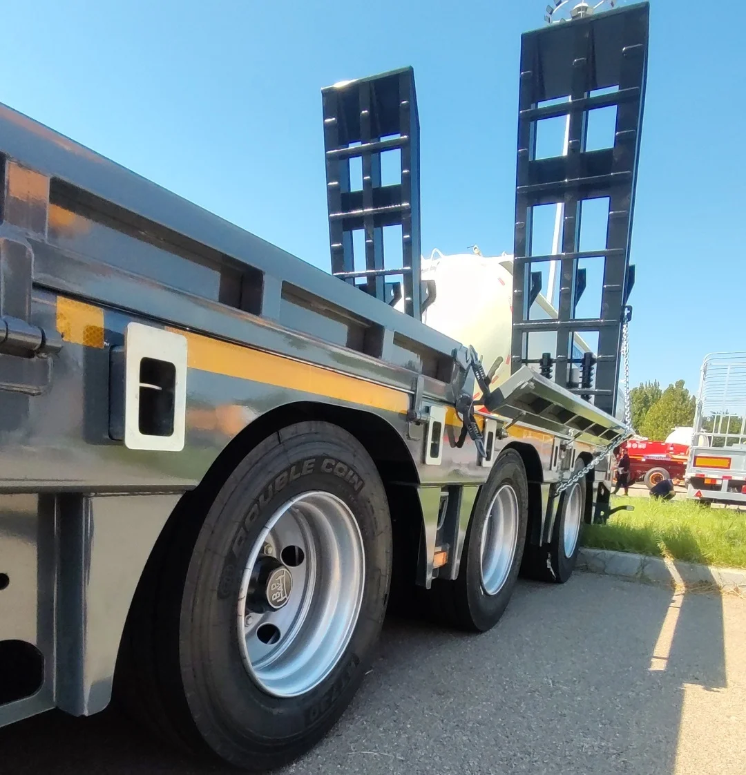 Прямая Продажа с завода многоосевой низкорамный прицеп lowboy выдвижной