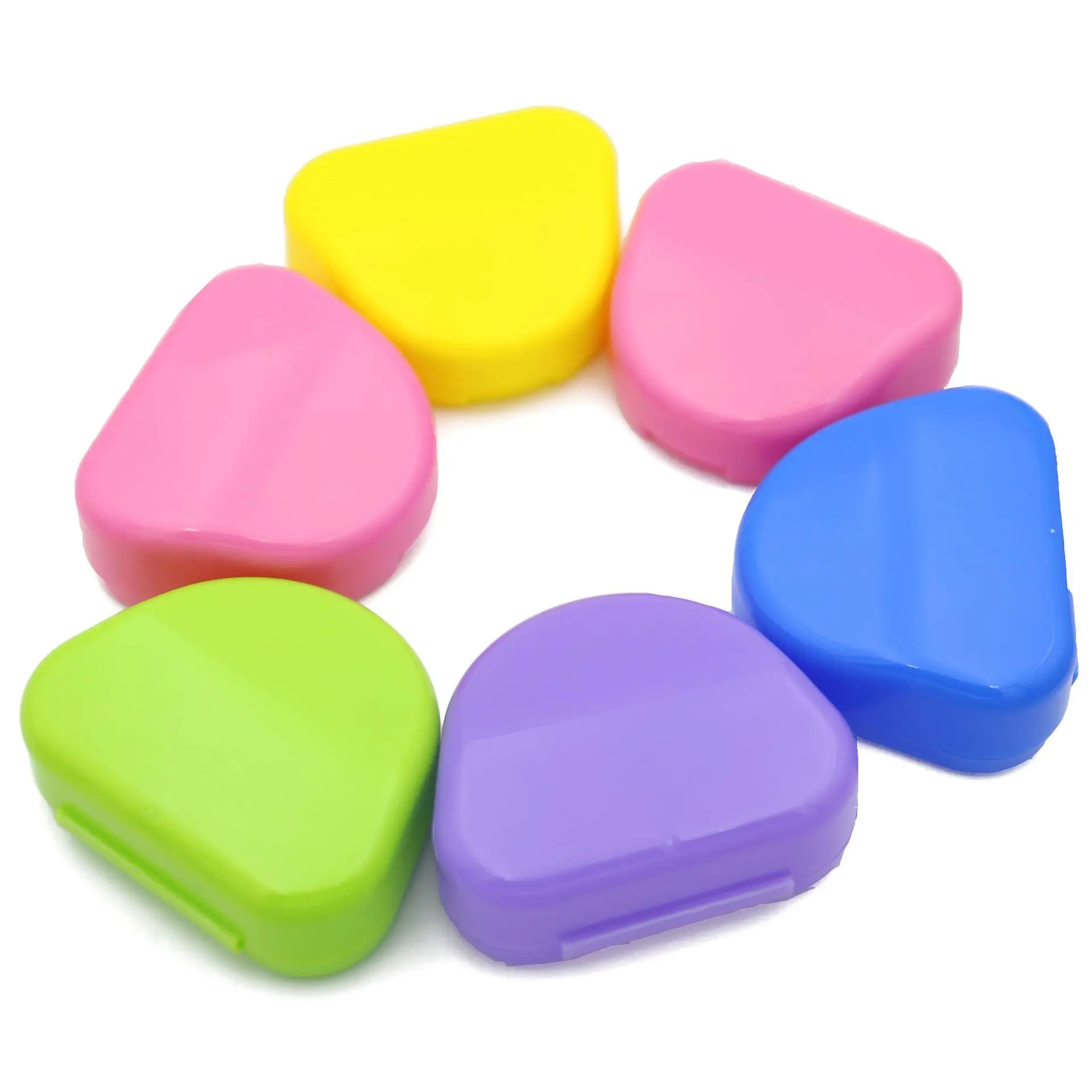 world best selling the popular colorful product in the world 720pcs denture beauty box clear plastic denture box with sponge