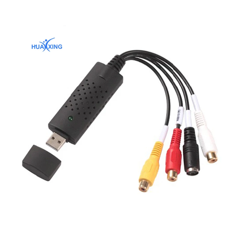  Адаптер для видеозахвата USB 2 0 VHS DC60 композитный преобразователь DVD камеры видеонаблюдения